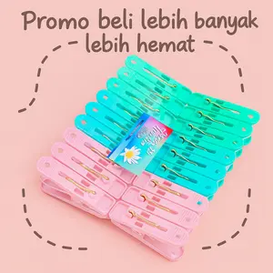 [AFF10] Jepit Jemuran Plastik Berkualitas Anti Patah Isi 20 Pcs Warna Menarik Kuat Tahan Lama Cocok untuk Menjemur Pakaian Handuk Selimut Baju Bayi Serbaguna di Rumah Laundry dan Kos Praktis Mudah Digunakan Material Tidak Mudah Karat Ringan dan Awet