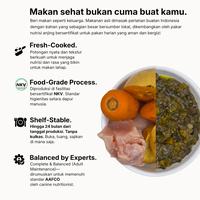 Gambar FreshMeals Paket 12 – Chicken Comfort 12×120 g | Anjing | Fresh-Cooked | Complete & Balanced (Adult) dari Fresh Shield Indonesia Kota Administrasi Jakarta Barat 5 Tokopedia