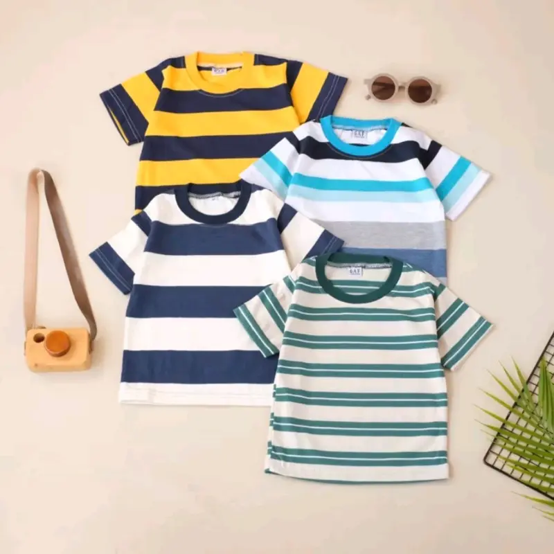 paket murah 5pcs 60rban kaos anak murah Munggunakan kain kattun Combat halus tebal usia bayi sampai e3thn 7