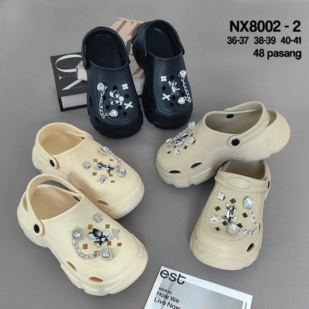Sandal Baim Anak Perempuan Sandal Anak Cewek Motif  Jelly Eva Ringan Nyaman Tali Belakang TOM AND JERRY Sandals & Flip Flops Sendal Wanita Sandal & Flip Flops Berkualitas