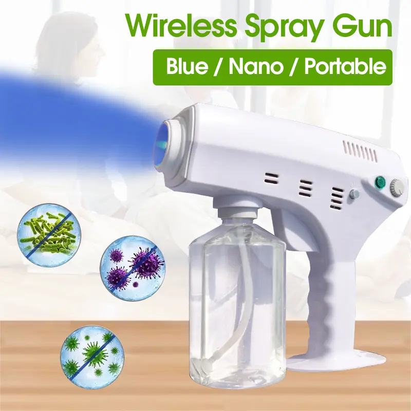 AS39 - 600ml Nano Steam Spray Wireless Household Disinfection Rechargeable Sprayer Fogger Machine 0