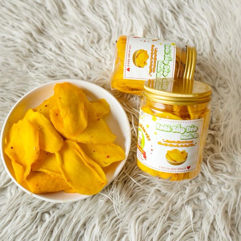 XOÀI SẤY DẺO MUỐI ỚT HŨ 500GR SHOP BÉ MINH NHẬT