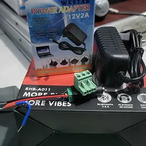 Paket Adaptor 12v dan soket DC/ soket parametrik siap pakai buat parametrik mobil