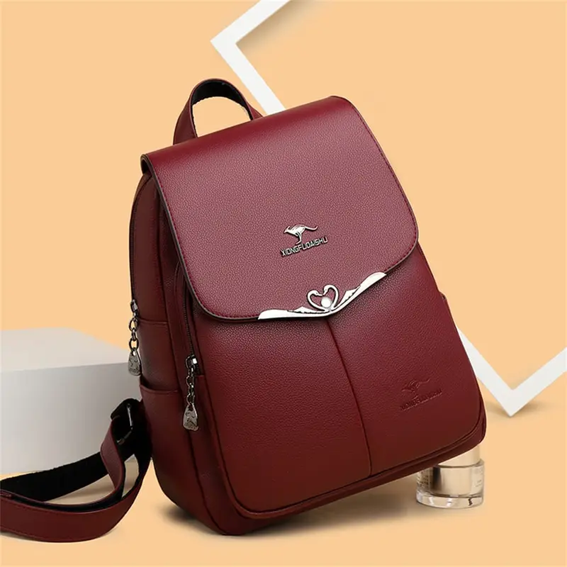 Tas Ransel Wanita Import Murah Fashion Terbaru dengan Fitur Kedap Air Kulit 2