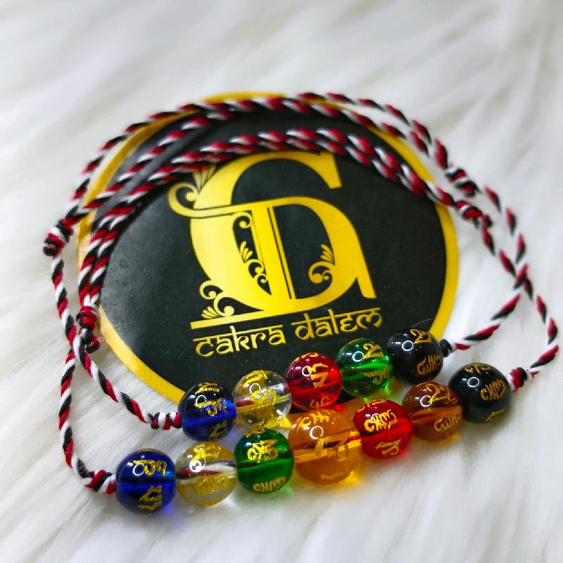 Gelang Tridatu Batu Cakra Mantra (batu 3/batu 5/batu 7)// Aura Keberuntungan dalam segala hal 1