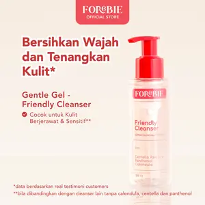 FOREBIE FRIENDLY CLEANSER - Membersihkan Wajah Kotoran & Berminyak dengan Lembut Tanpa Kering