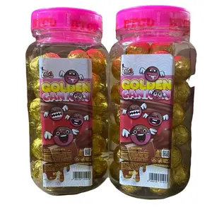 Eceran 1 toples - Golden Cannon Cokelat ball 1 toples 40pc@5gr / Golden Tobelo cannon Cokelat