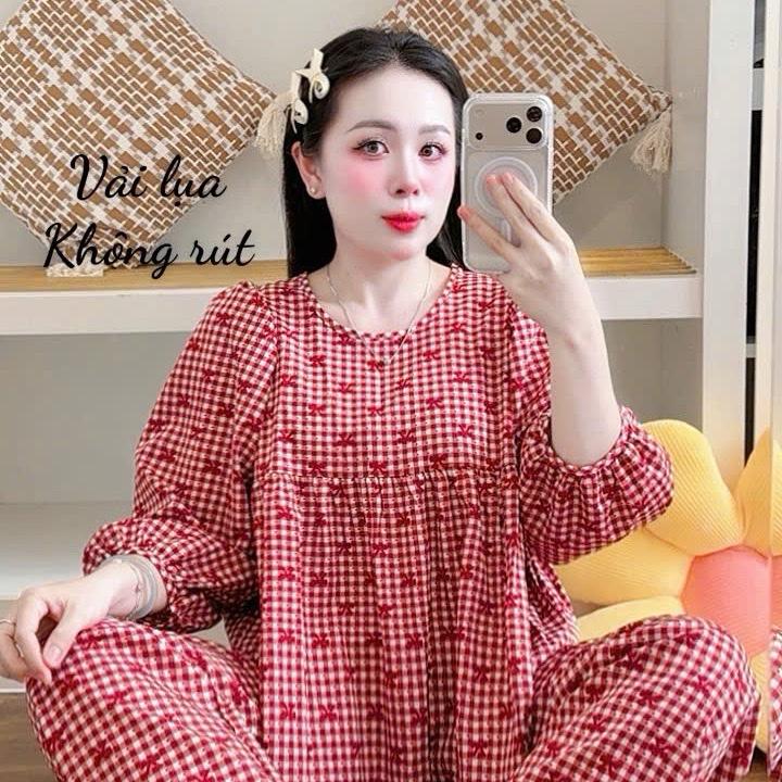 [SBL01] Set bộ babydoll siêu dễ thương, vải mát mềm không rút vải , thấm mồ hôi