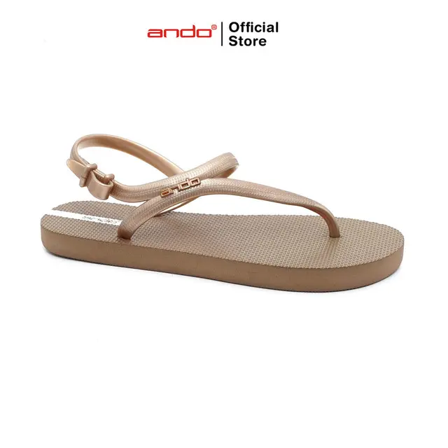 Ando Official Sandal Jepit Nora Wanita Dewasa - Ginger/Snap