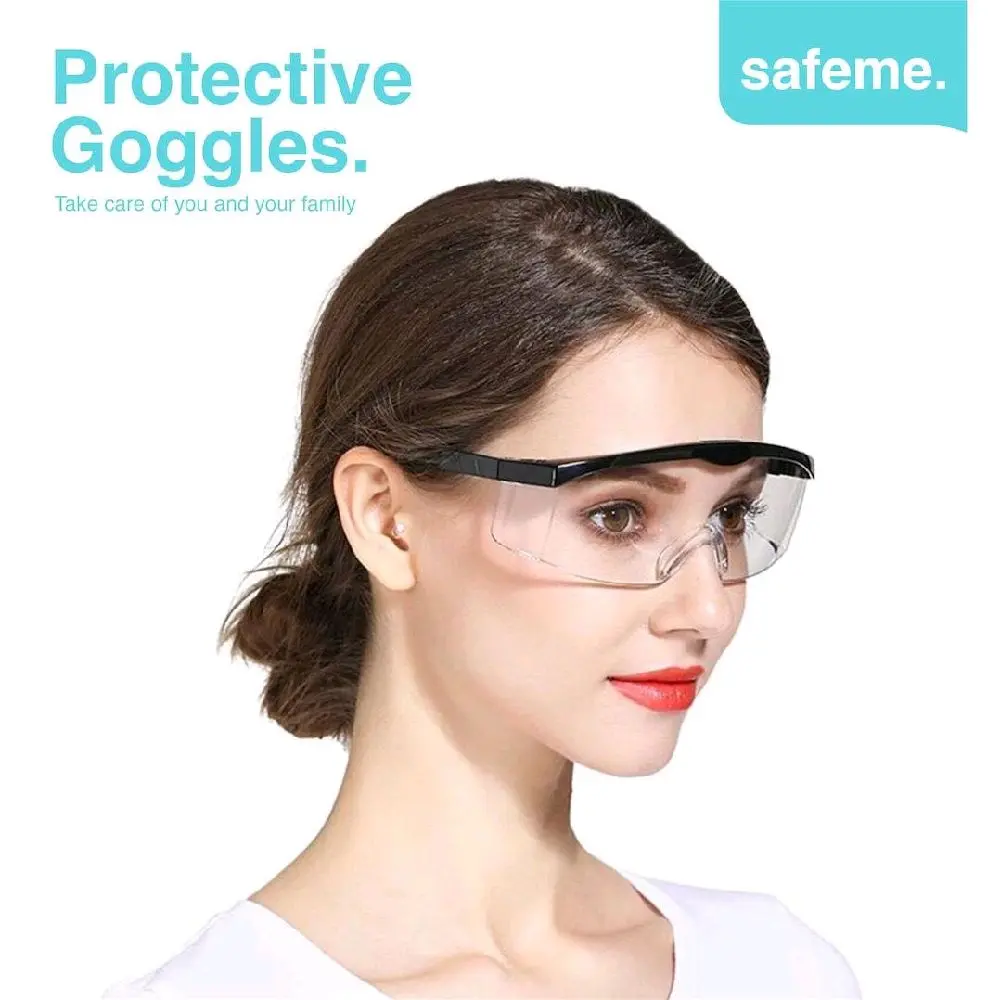 Kacamata Gerinda // kaca mata Safety Clear dan Black