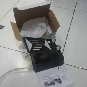 【AQUA】Stand Holder 3in1 Speaker Bluetooth Wireless Powerbank Portable HD Hifi Stereo Audio with Dudukan Stand Holder HP Tablet Call Microphone