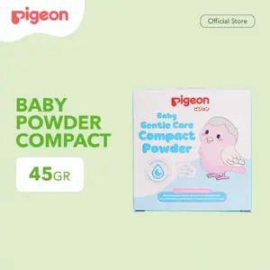 PIGEON Baby Powder Cake Chamomile | Baby powder compact | Bedak padat bayi | Minim Kepul | Tanpa Pewarna | Hypoallegenic Tested | Bedak Anti Alergi Non Fragrancel | Halal BPOM Original 100%