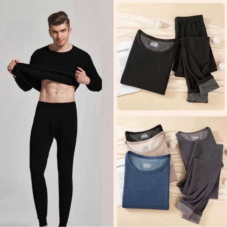 Bộ giữ nhiệt nam Cashmere cao cấp – Ấm áp thoải mái thời trang nam đồ lót giữ nhiệt