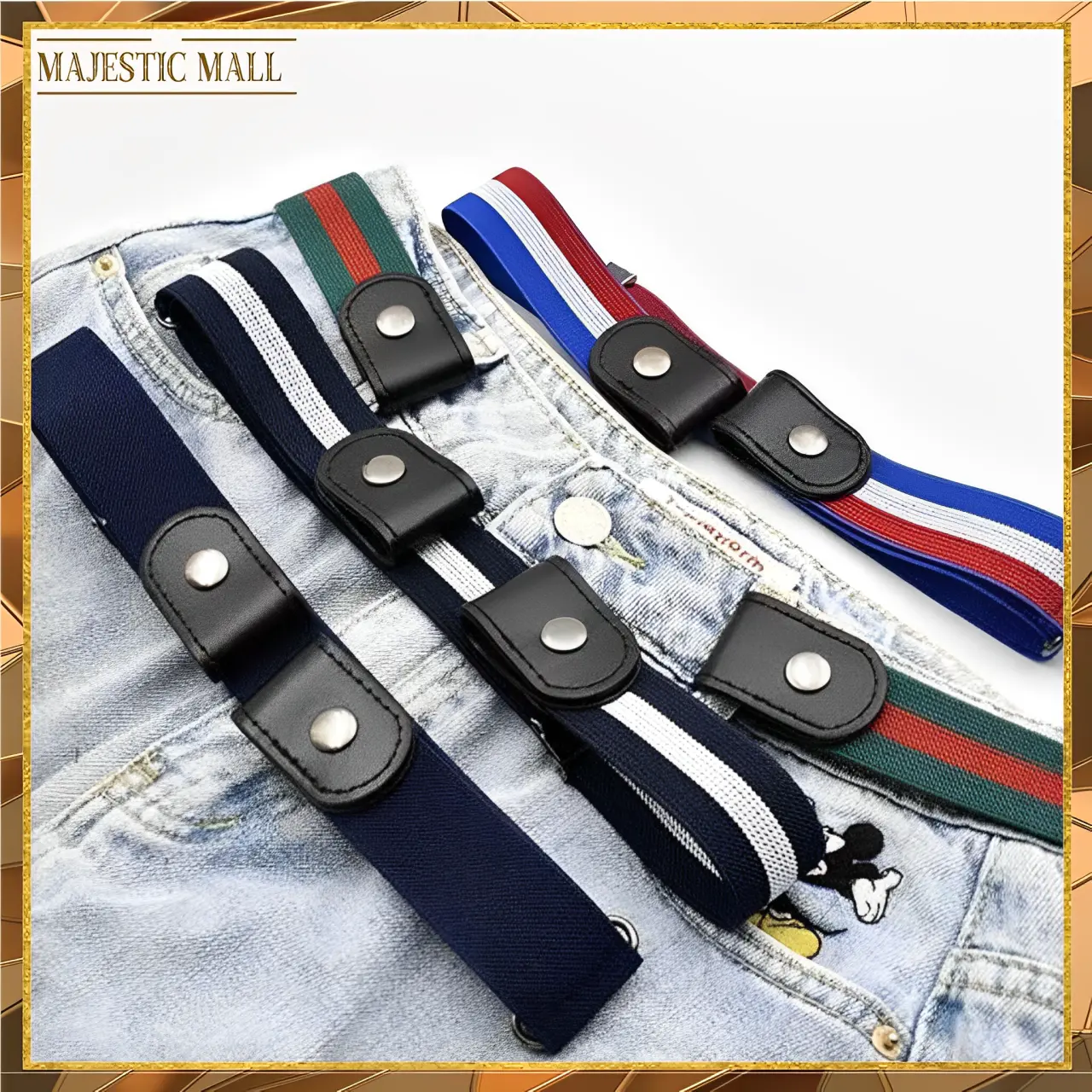 Ikat Pinggang Wanita Unik Aksesoris Fashion Tali Pinggang Lucu Sabuk Jeans Pria Ring Belt Import COD Rubber 1044