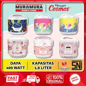 [BISA COD] COSMOS Rice Cooker / Magic Com 1,8 Liter Mejikom Garansi Murah CRJ-3121 / CRJ-3232