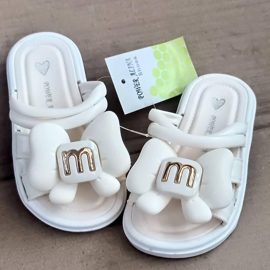 Sandal fashion import anak perempuan sandal/slop alina 803 motif pita sendal karet terbaru anak perempuan kaki 24-35