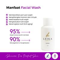 Gambar ( Paket 3 in 1 ) PAKET KHUSUS KULIT JERAWAT BERMINYAK & KUSAM Glow Serum Toner Facial Wash Leika Skincare [Free Pouch] - Paket 3 in 1 ( Free Pouch ) dari LeikaBeautyCenter_NEW Kota Cirebon 5 Tokopedia