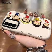 Gambar YWSBFID Casing Hp untuk Samsung A56 5G A36 5G Case Pola Gadis yang lucu kasing Lensa Kontras Penutup Penuh Silikon yang Disesuaikan Puff Casing - Gaya1, Samsung A56 5G dari YWSBFID MALL Kab. Tangerang 4 Tokopedia
