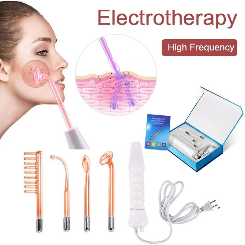 COD 4 in 1 Alat Perawatan Wajah Frekuensi Tinggi Portabel – High Frequency Portable untuk Anti Aging & Anti Acne, Mengatasi Jerawat & Kerutan, Alat Kecantikan Rumah Praktis