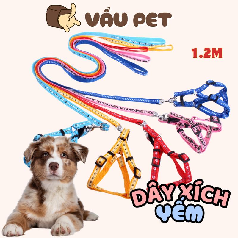 Xích Chó Mèo Yên Ngựa - Dây Xích Chó Mèo Đi Dạo