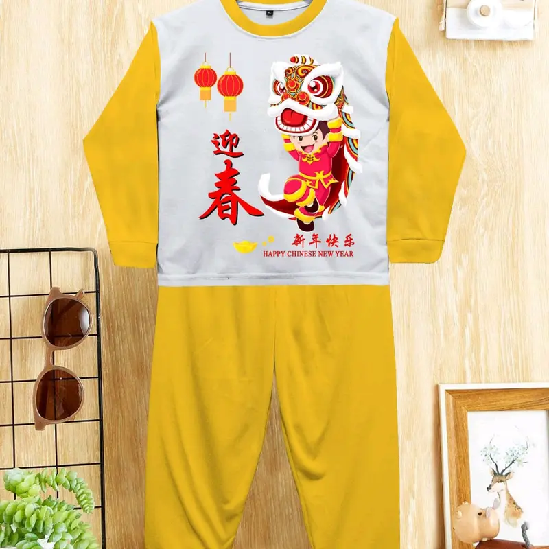 KAOS SETELAN PANJANG ANAK-ANAK TEMA IMLEK BARONG JINGKRAK SABLON DTF 6