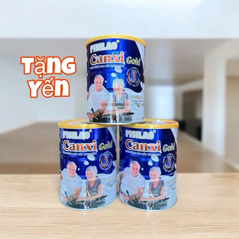 Sữa Canxi Gold Pisilac Giàu canxi cho xương chắc khoẻ lon 900gr yensao