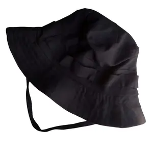 Topi Rimba Gunung Hitam Polos Terbaru / Topi Pria Wanita Dewasa / Topi Rimba Bucket Outdoor Unisex