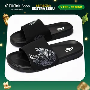 JACK IDN Sandal Slide Pria KONG - Sandal Slop Pria Anti Slip & Fleksibel dengan Desain Elegan Gratis Gantungan Kunci Stiker Goodie Bag