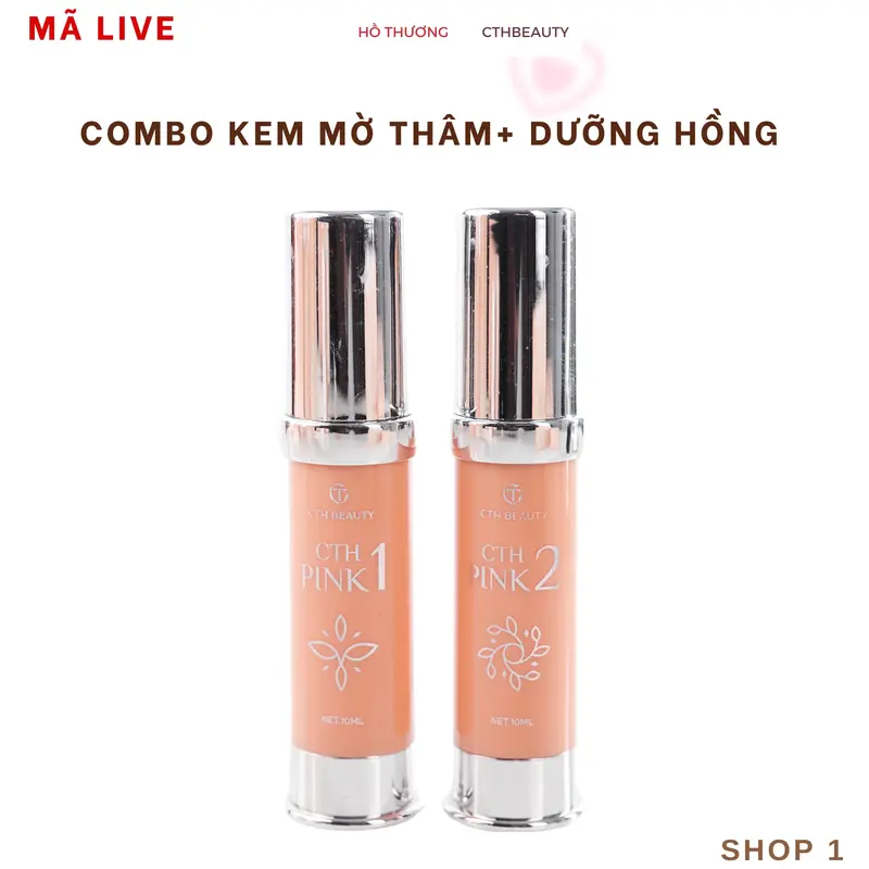 Combo kem dưỡng hồng + kem mờ thâm kích hồng- Hồ Thương CTHPink (mã LIVE) 0