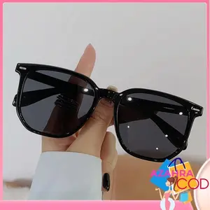 AZAHRA Kacamata Hitam Terbaru Unisex Kacamata Hitam Terbaru Sunglasses Frame Square SSF022