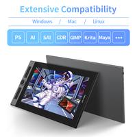 Gambar XPPen Artist Pro 16 (15.4 inch) Pen Display Drawing Display With X3 Elite Plus Stylus With Tilt Function Graphic Drawing Monnitor With Mechanic Wheel Virtual Wheel Shortcut Keys Graphic Display With 8192 Levels Eraser Pen dari xppen.id Kab. Bekasi 5 Tokopedia