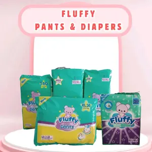 FLUFFY PANTS POPOK CELANA ANAK