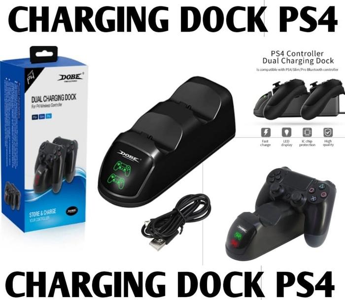 Gambar Charging Stand Stik PS4 - Charger Stand Stik PS4 dari Divisi Game Kota Administrasi Jakarta Pusat Tokopedia