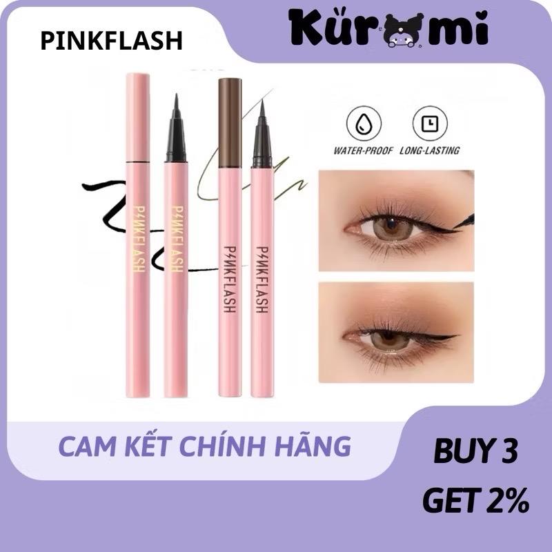 BÚT KẺ MẮT DẠ PINKFLASH NHANH KHÔ CHẤT LÌ CHỐNG THẤM NƯỚC LÂU TRÔI MÀU ĐEN KUROMI CƠ BẢN TRỌNG LƯỢNG 0.8G Nữ Trang Điểm Cosmetic Women Mỹ Phẩm Son