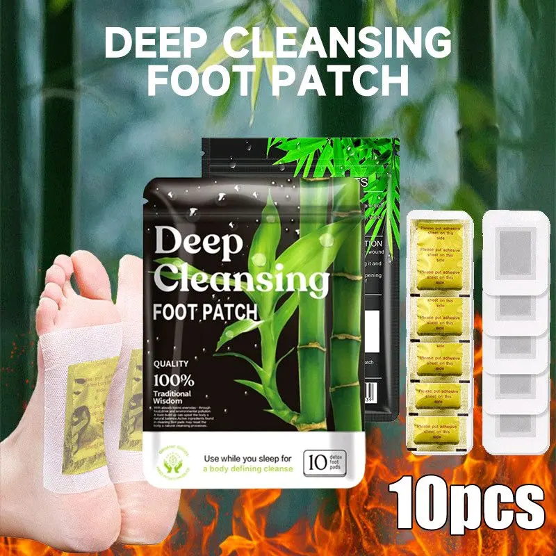 COD Hemat Deep Cleansing Masker Koyo Perawatan Detox Kaki Dan Tangan Sehat Lembut Detoks Foot Hand Pads Isi 10 Lembar Pcs