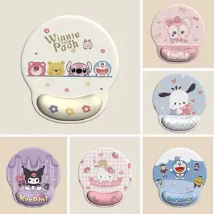 Nana Mouse Pad Bantalan Gaming Kerja 3D Winnie The Pooh & Karakter Kartun MP-3D untuk Pergelangan Tangan Lucu dan Nyaman