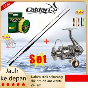 【Best Seller Indonesia】 Paket Kombo DAWAI Jinzhan dan SHIMANO LC – Kekuatan Maksimal dan Presisi Unggul, Sempurna untuk Pemancing yang Menginginkan Pengalaman Memancing Profesional di Berbagai Kondisi Perairan! Alat Pancing Umpan Ikan