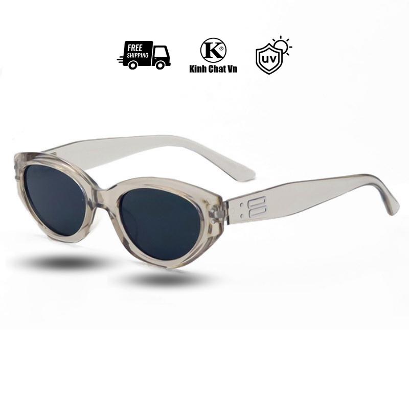 Kính mắt nam nữ unisex dáng Cat Eye PG101 – Gọng trong suốt tròng đen – Chống tia UV sang chảnh thời thượng Kính Mát Mèo Nam Nữ woman kính  mát 
