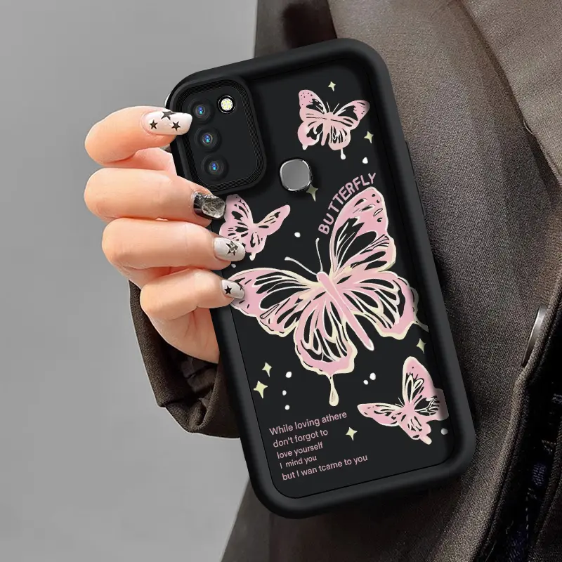 casing hp softcase butterfly simple for INFINIX X657/SMART 5 2020/HOT 10 LITE/X657B/SMART 6 (ram 3)