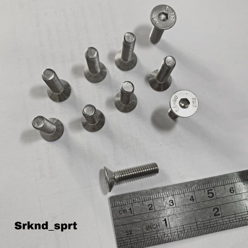 Baut popor stainless 2cm / 2.5cm / 3.5cm 1pcs 2