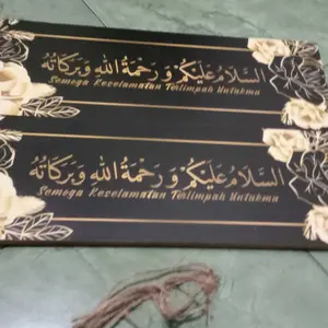 Hiasan Dinding Assalamualaikum Kitchen Toilet Gantungan Pintu Aesthetic papan  nama kelas