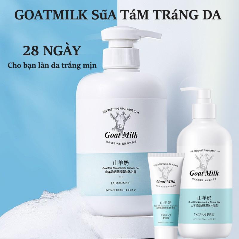 Sữa Tắm Sữa Dê 800ml – Dưỡng Ẩm Toàn Thân, Làm Sạch Dịu Nhẹ, Phù Hợp Nhiều Loại Da
