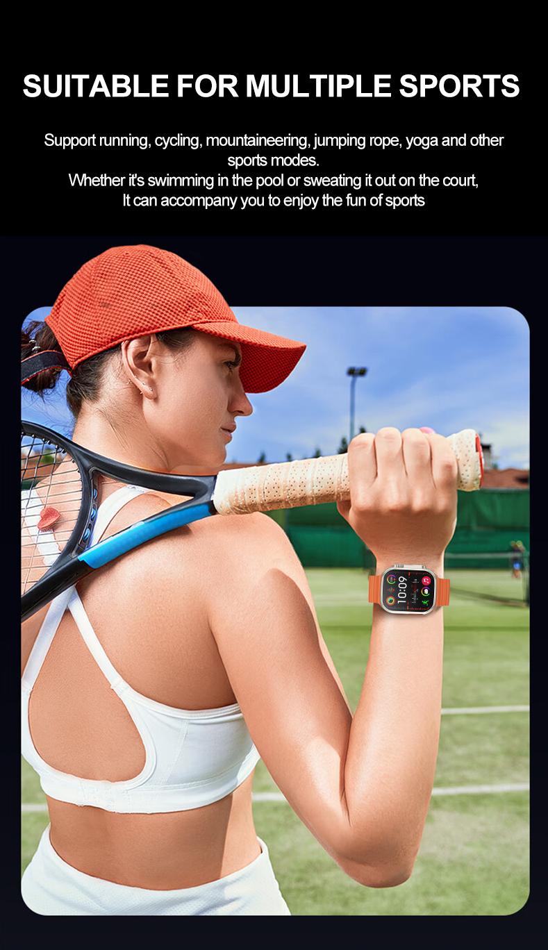 【Robibois Recommended】LDS Smartwatch B31 Ultra dengan Kamera 360° Rotatable 4G/5G SIM Card GPS Hotspot Layar AMOLED Bluetooth Monitor Denyut Jantung Kalkulator