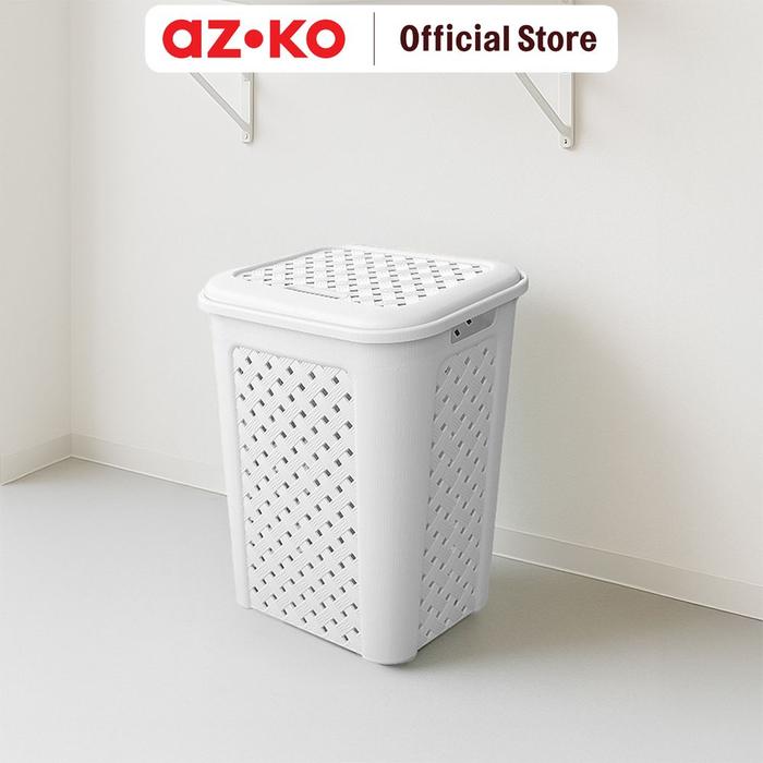 Gambar AZKO Stora Keranjang Laundry dengan Woven 50 Liter - Abu-Abu Keranjang Pakaian Tempat Baju Kotor Laundry Basket Keranjang Cucian Tempat Pakaian Kotor dari AZKO ID Kota Administrasi Jakarta Pusat Tokopedia