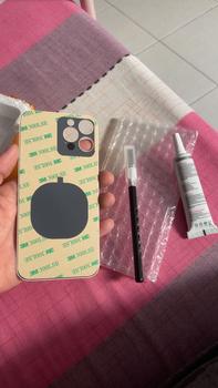 Product Review of Panel Kaca Belakang, Untuk iPhone 12 Pro Max, Bahagian Gantian Penutup Bateri, Saiz Besar, Lubang untuk Kamera, Sarung Perumahan Pintu Belakang, Hadiah Percuma disertakan from S**n K**n 1