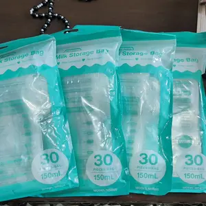 Dr.isla MSB05 Kantong ASI Sekali Pakai Kantong ASI 150Ml/100 Buah Kantong Kemasan Susu/100 Buah Kantong Susu/Bayi Kelahiran