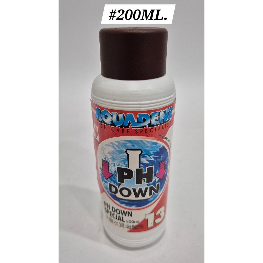 Aquadine pH Down 200ml Aquarium Fish Ikan Akuarium Water Conditioner Konditioner Air Lower Level Decrease