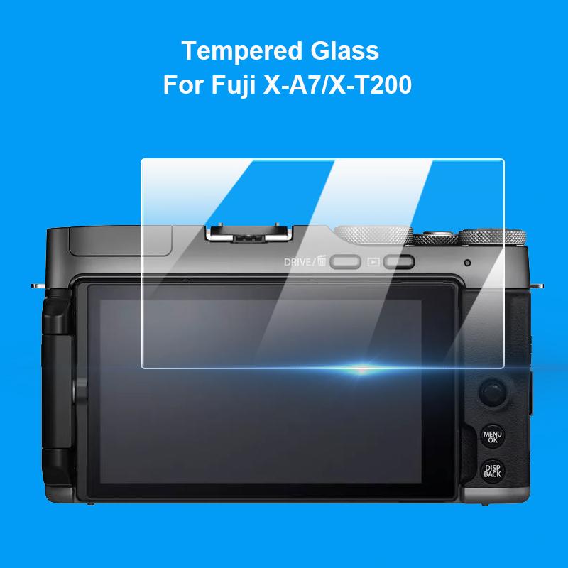 Kính cường lực dành cho máy ảnh fujifilm Fuji: X-A7 XA7 X-T200 X-E4 X-T4 X-T10 X-T20 X-T30 X-T100 X-A2 X-A1 X-F10 X-E3 X-M1 X-30 X100V X-100V Phim bảo vệ màn hình LCD 9H 2,5D