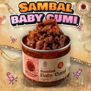 Sambal Baby Cumi DAPOER KUNO [150 Gram] - Lauk Seafood babycumi halal SPP-IRT Organic