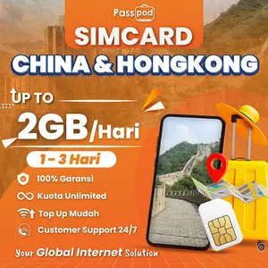 Sim Card China & Hongkong Paket Data Luar Negeri